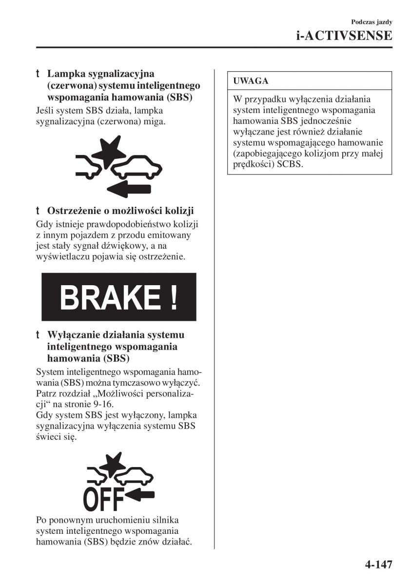 Mazda 3 III instrukcja obslugi / page 297