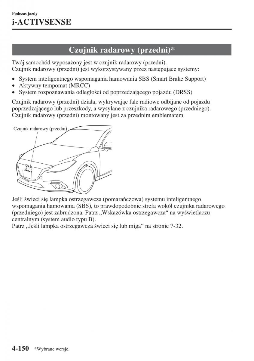 Mazda 3 III instrukcja obslugi / page 300