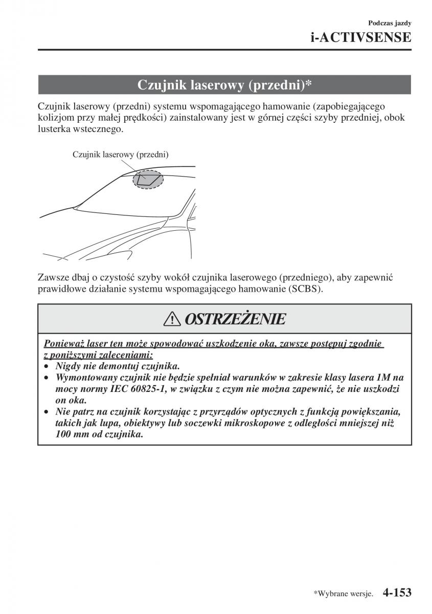 Mazda 3 III instrukcja obslugi / page 303