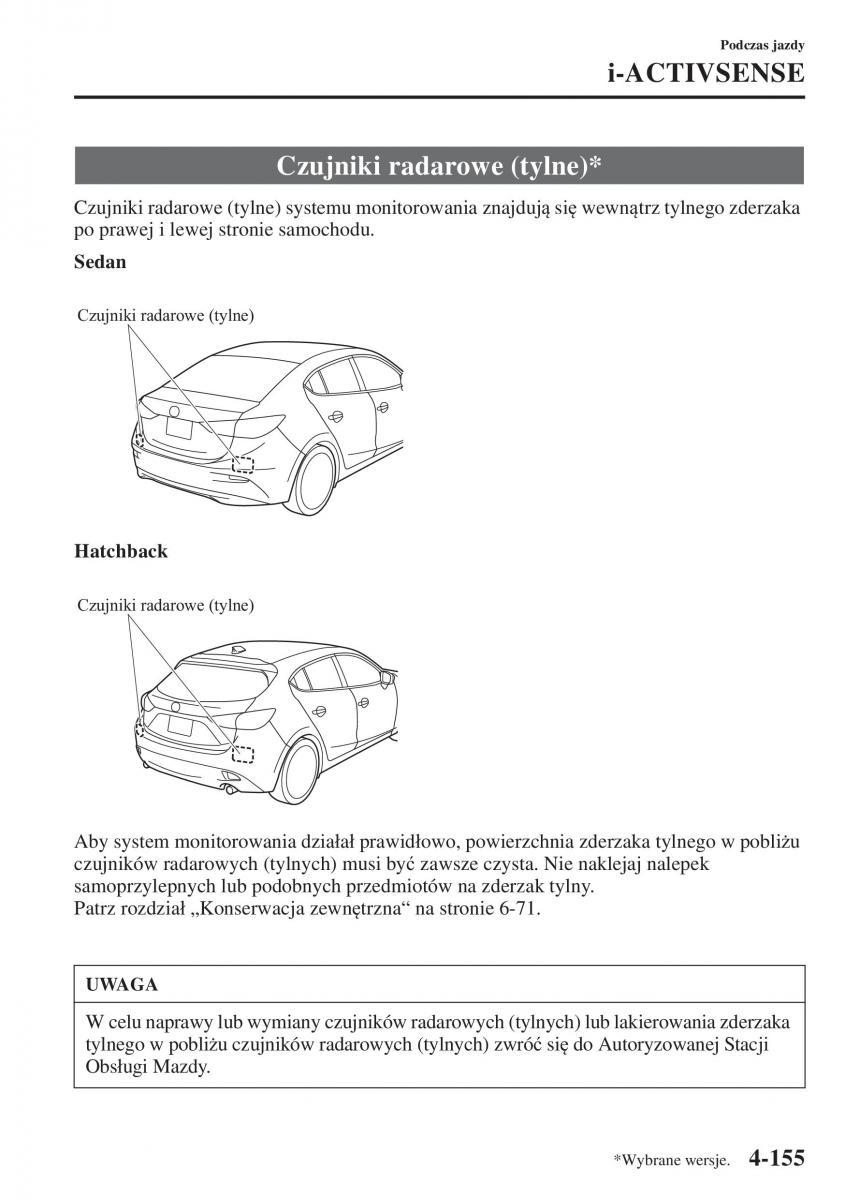 Mazda 3 III instrukcja obslugi / page 305