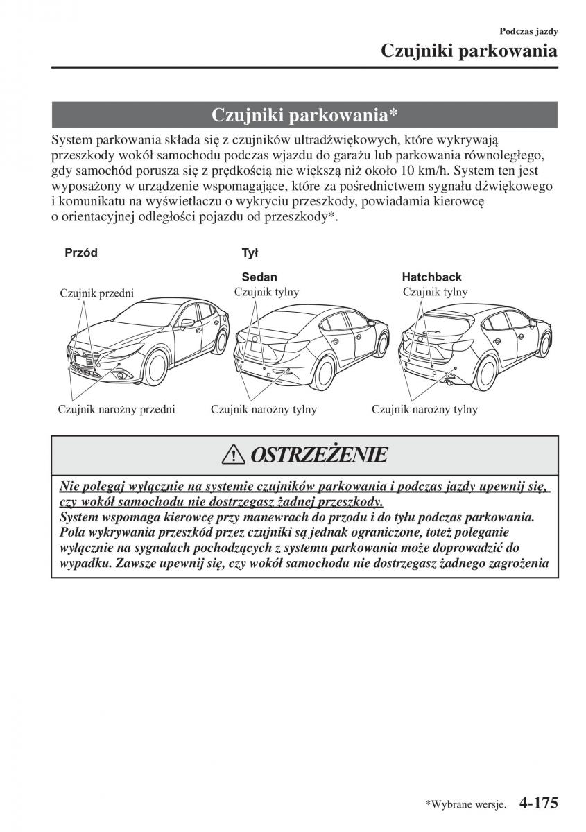 Mazda 3 III instrukcja obslugi / page 325