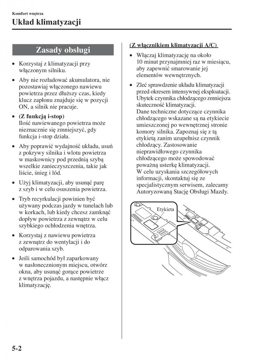 Mazda 3 III instrukcja obslugi / page 336