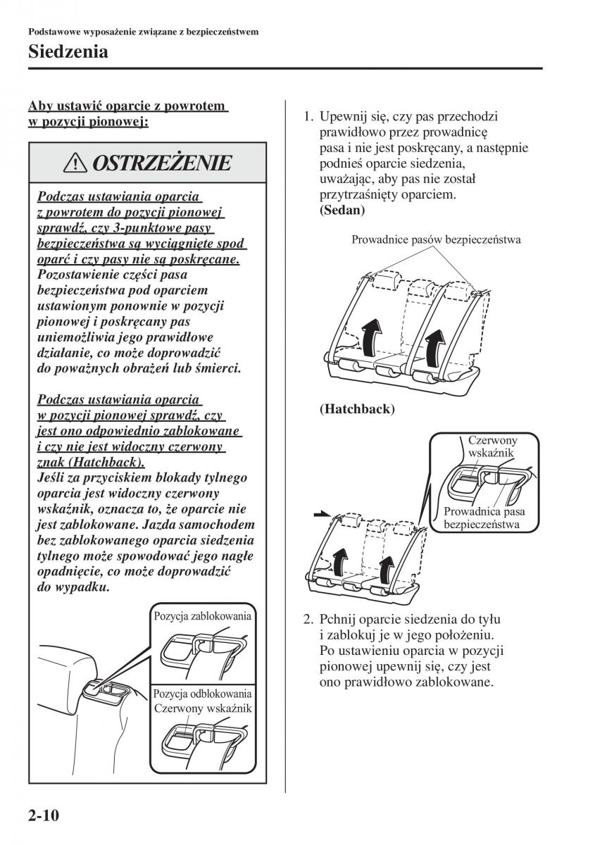 Mazda 3 III instrukcja obslugi / page 34