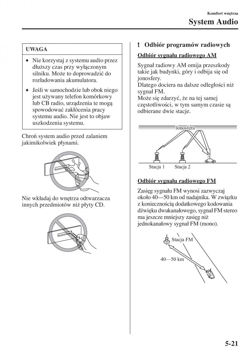 Mazda 3 III instrukcja obslugi / page 355