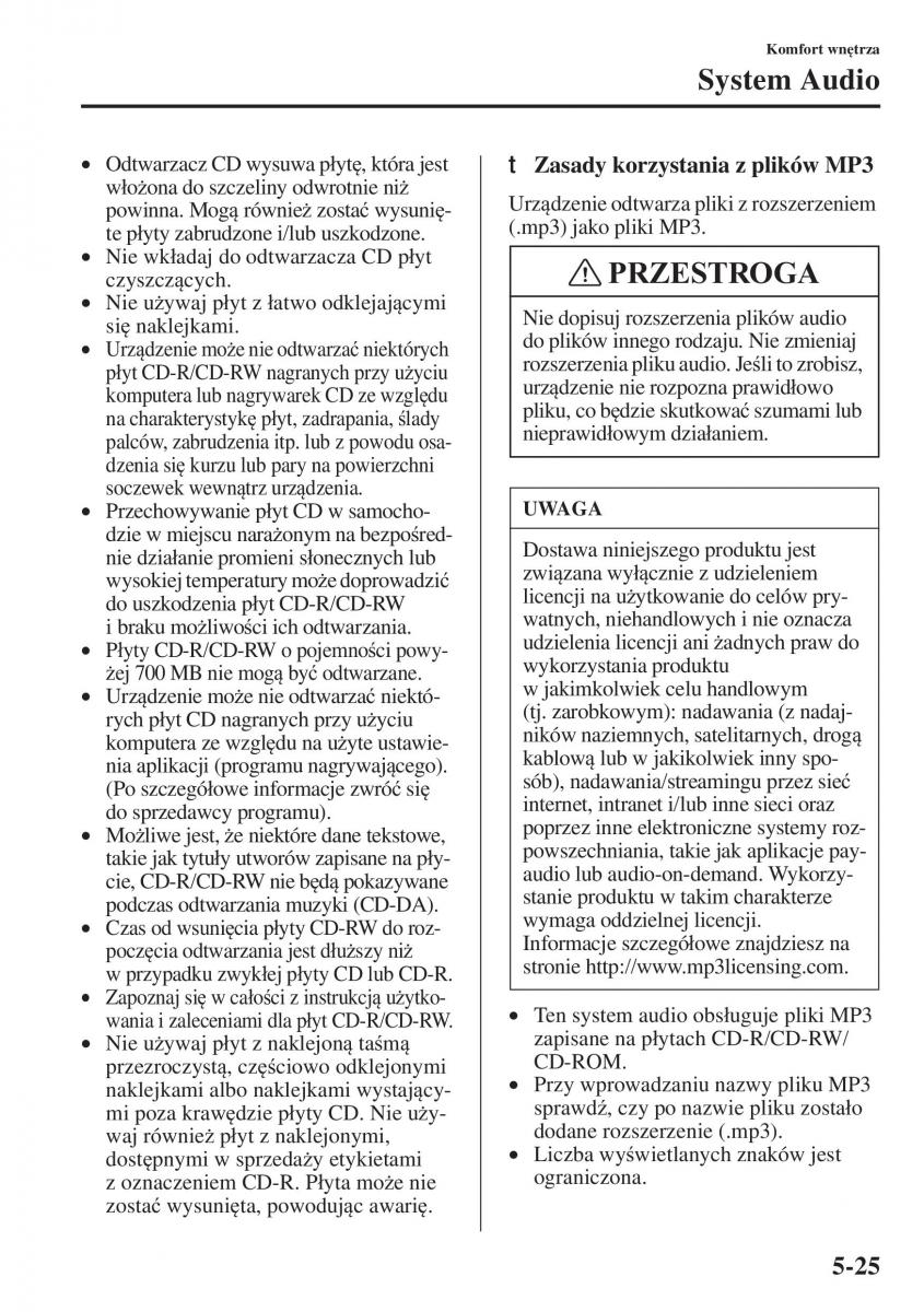 Mazda 3 III instrukcja obslugi / page 359