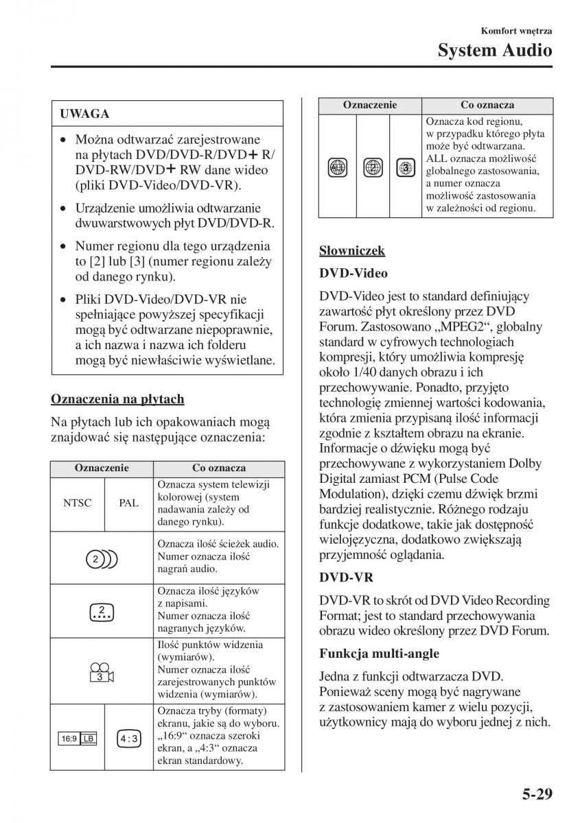 Mazda 3 III instrukcja obslugi / page 363