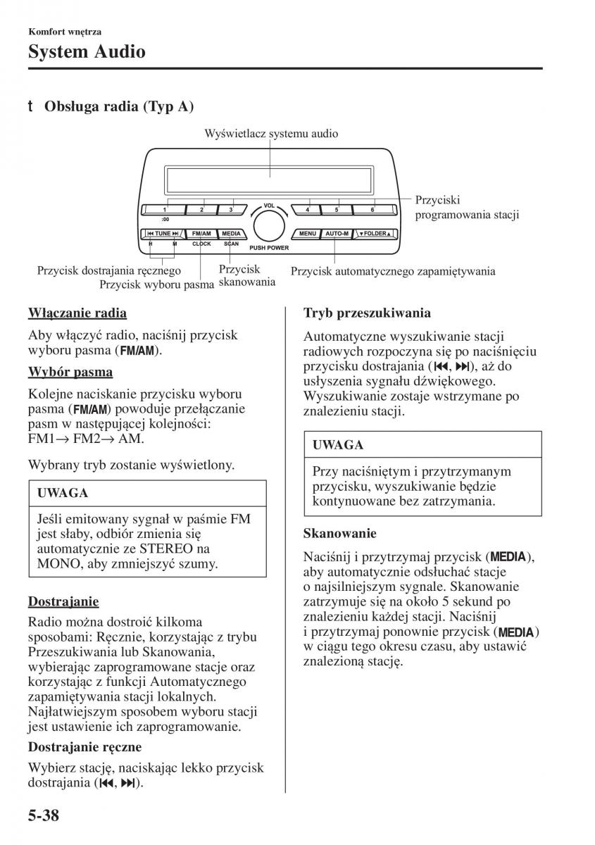 Mazda 3 III instrukcja obslugi / page 372