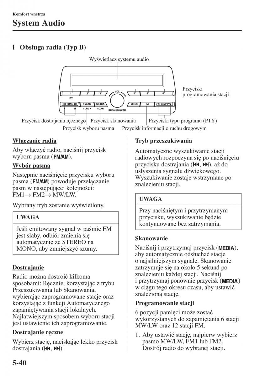 Mazda 3 III instrukcja obslugi / page 374