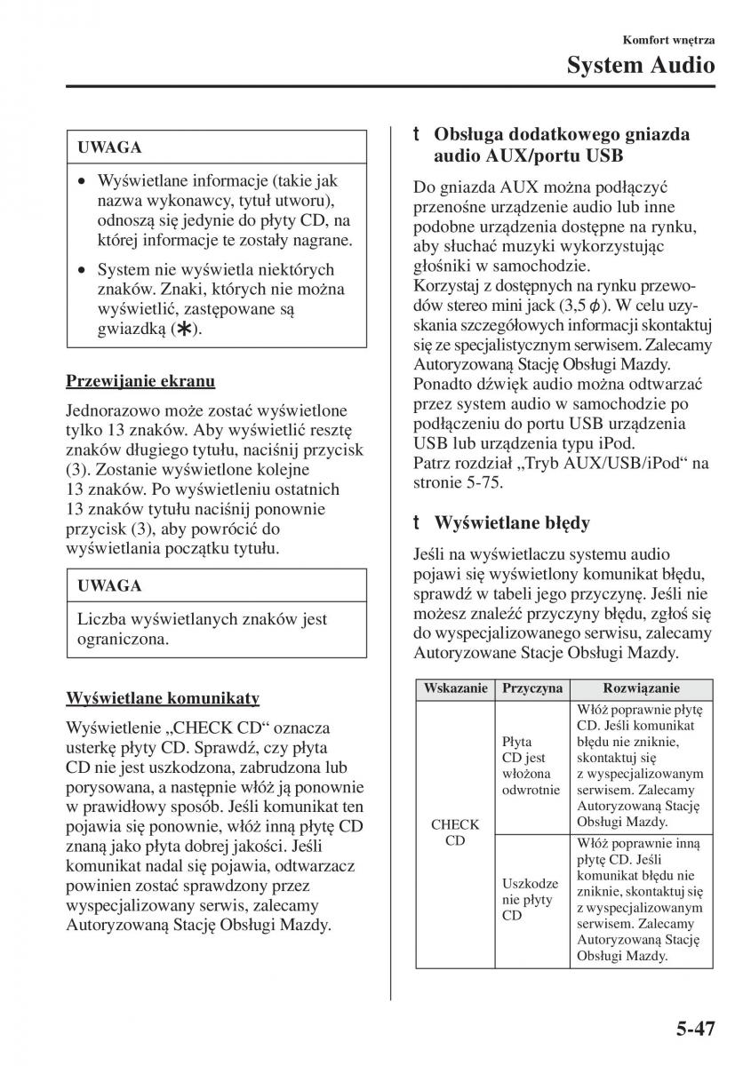 Mazda 3 III instrukcja obslugi / page 381