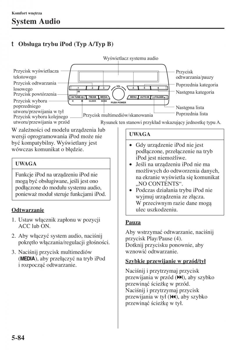 Mazda 3 III instrukcja obslugi / page 418