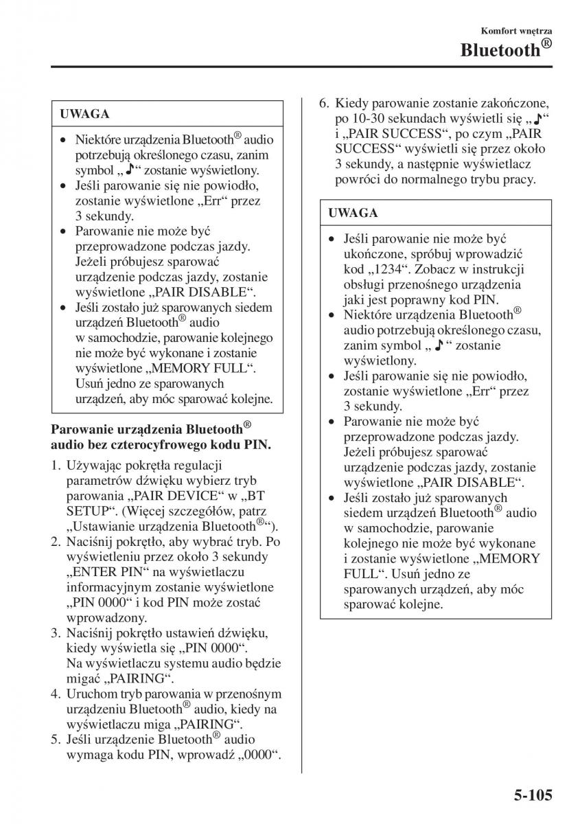 Mazda 3 III instrukcja obslugi / page 439