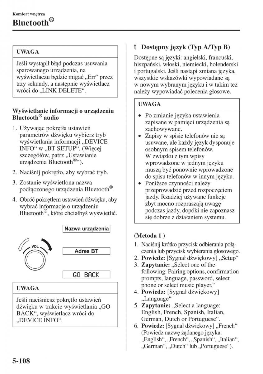 Mazda 3 III instrukcja obslugi / page 442