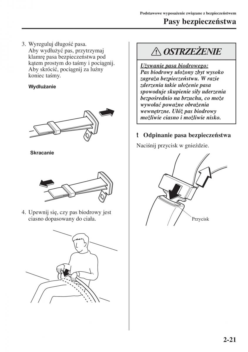 Mazda 3 III instrukcja obslugi / page 45