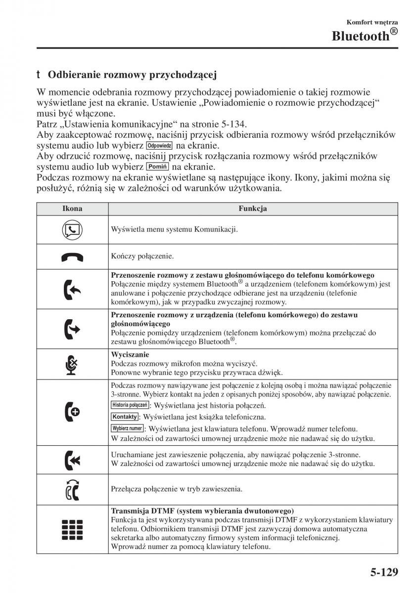 Mazda 3 III instrukcja obslugi / page 463