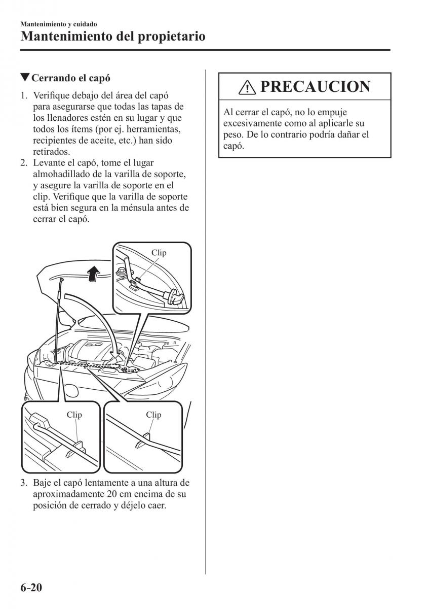 Mazda 3 III manual del propietario / page 550