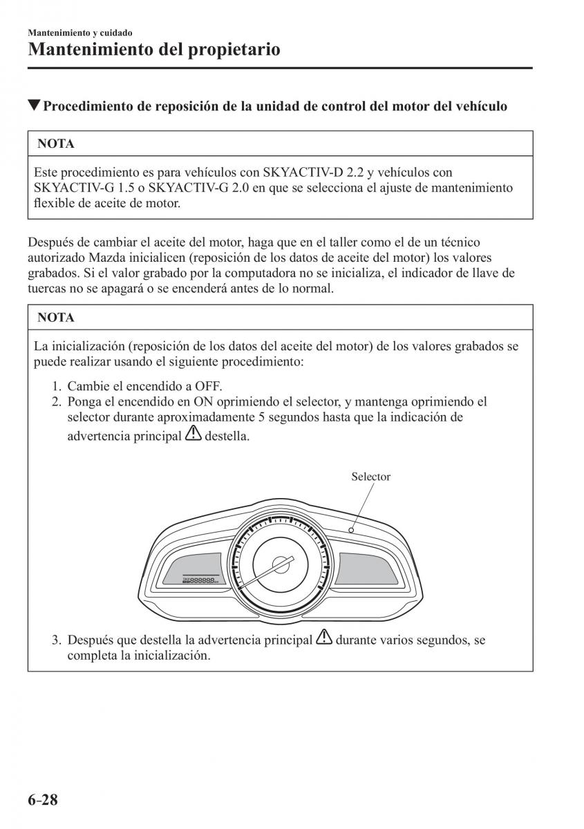 Mazda 3 III manual del propietario / page 558