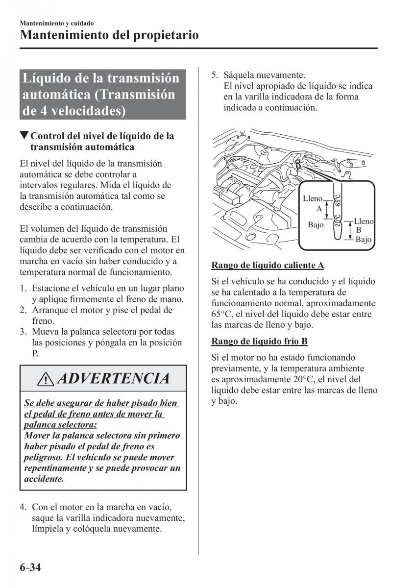 Mazda 3 III manual del propietario / page 564