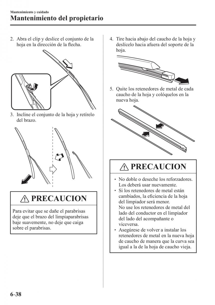 Mazda 3 III manual del propietario / page 568