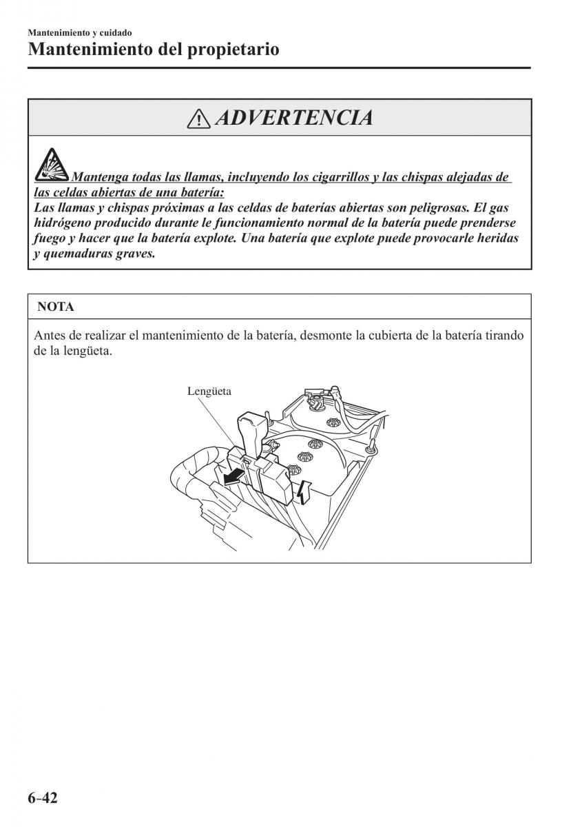 Mazda 3 III manual del propietario / page 572