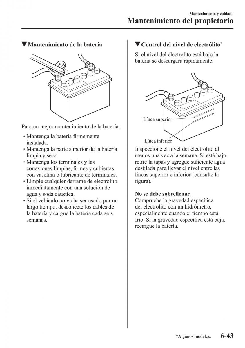 Mazda 3 III manual del propietario / page 573