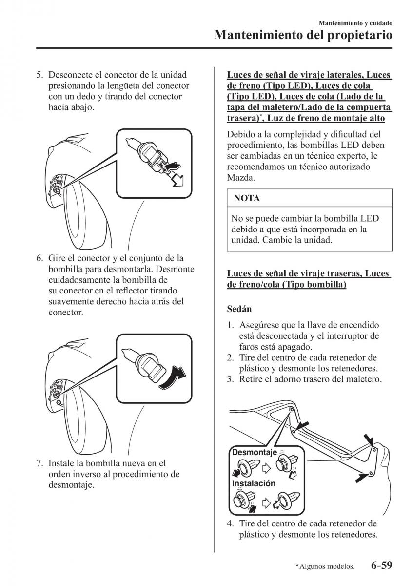 Mazda 3 III manual del propietario / page 589