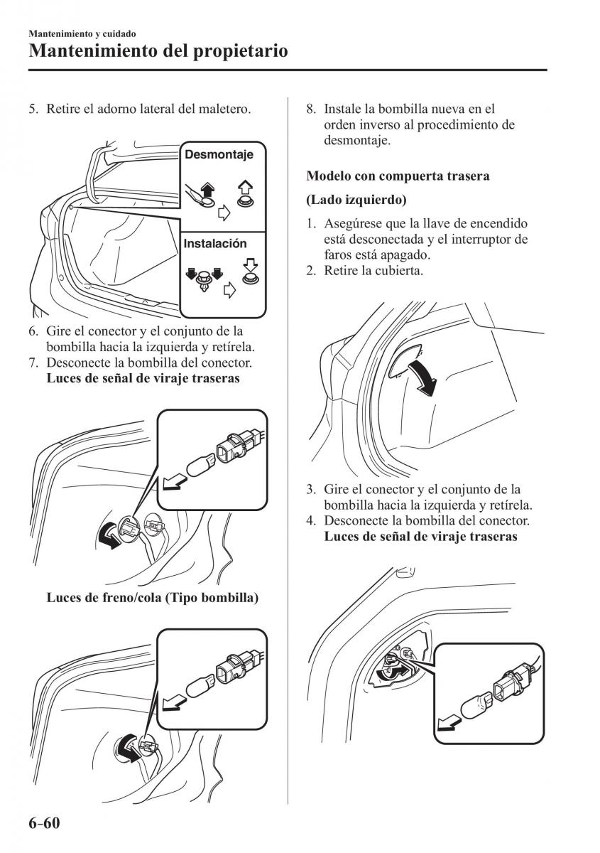 Mazda 3 III manual del propietario / page 590