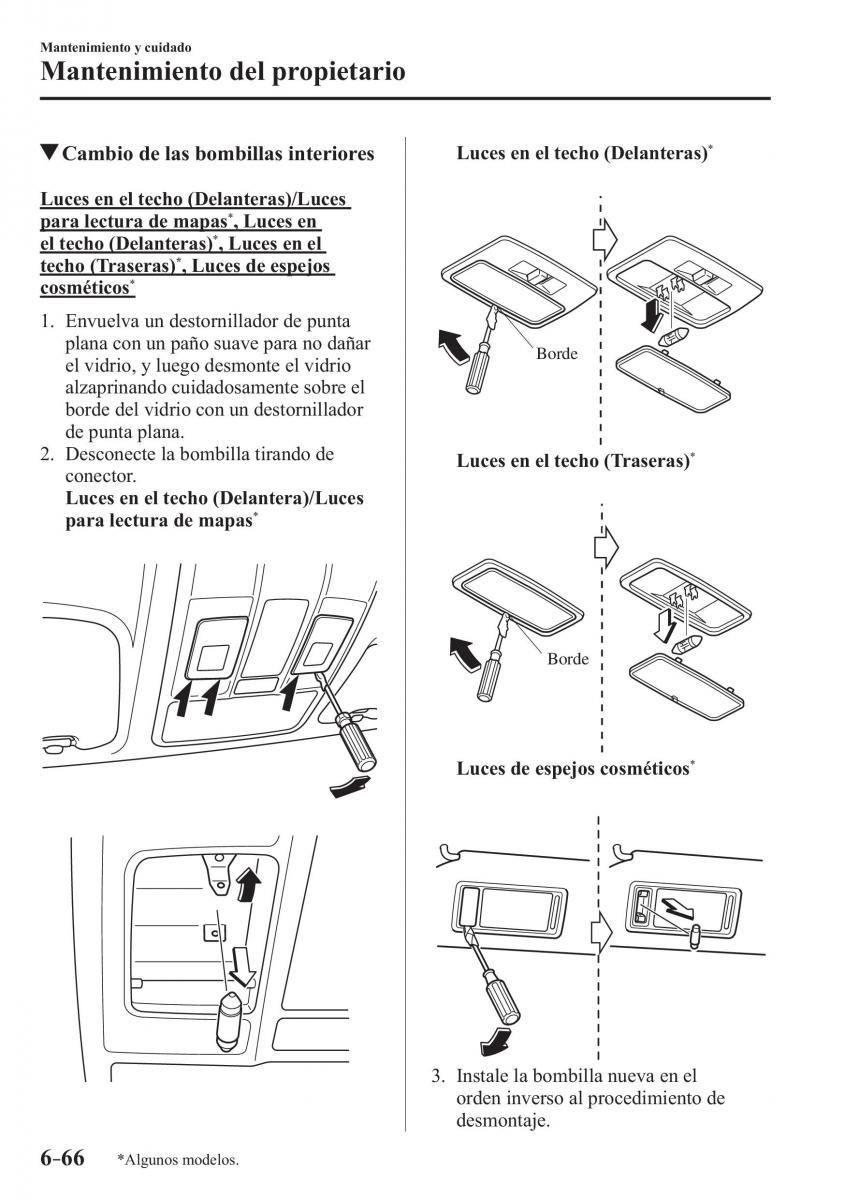 Mazda 3 III manual del propietario / page 596