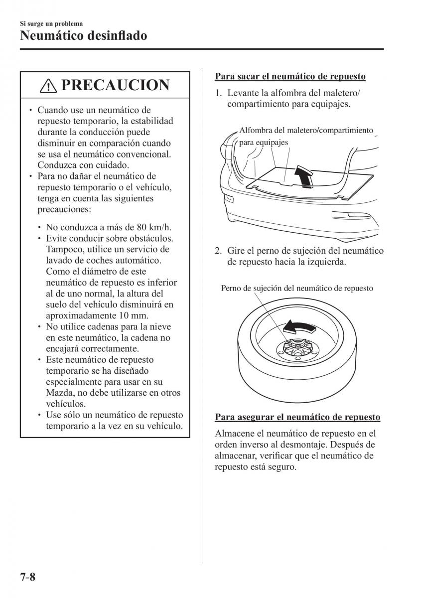 Mazda 3 III manual del propietario / page 622