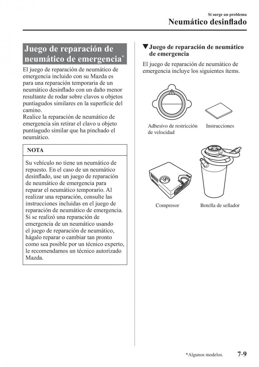 Mazda 3 III manual del propietario / page 623