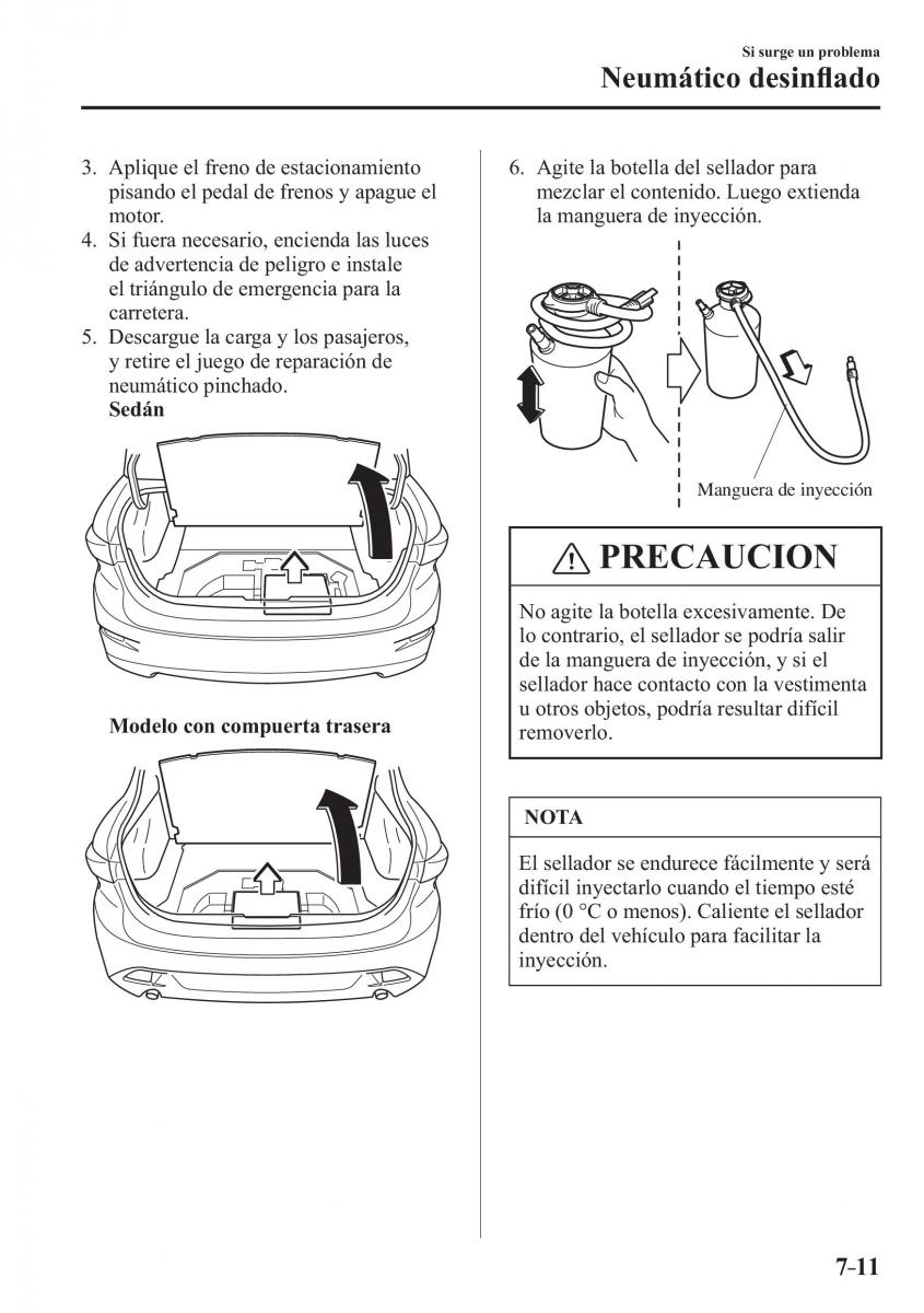 Mazda 3 III manual del propietario / page 625