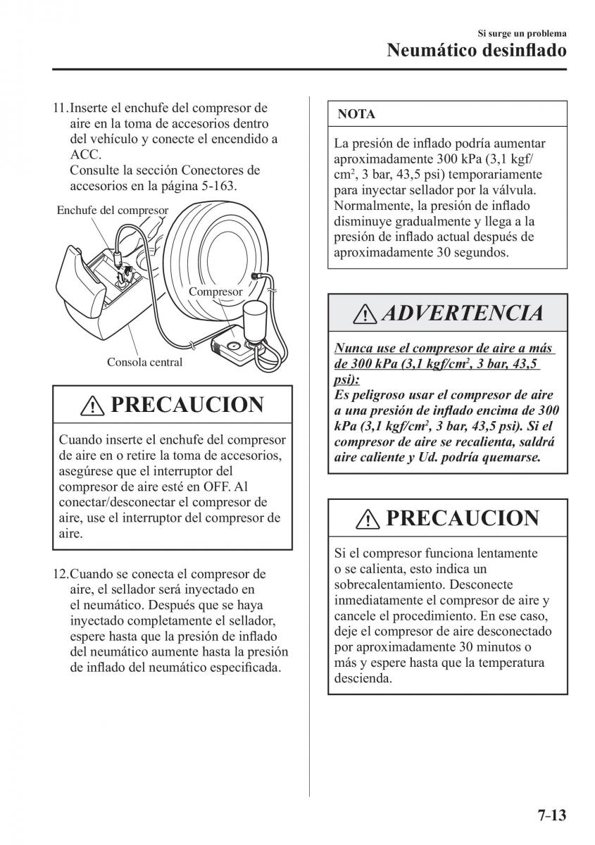 Mazda 3 III manual del propietario / page 627