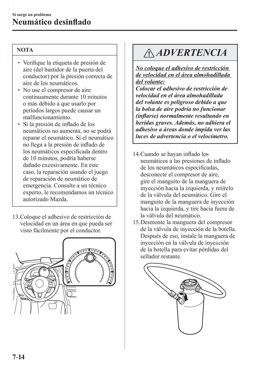 Mazda 3 III manual del propietario / page 628