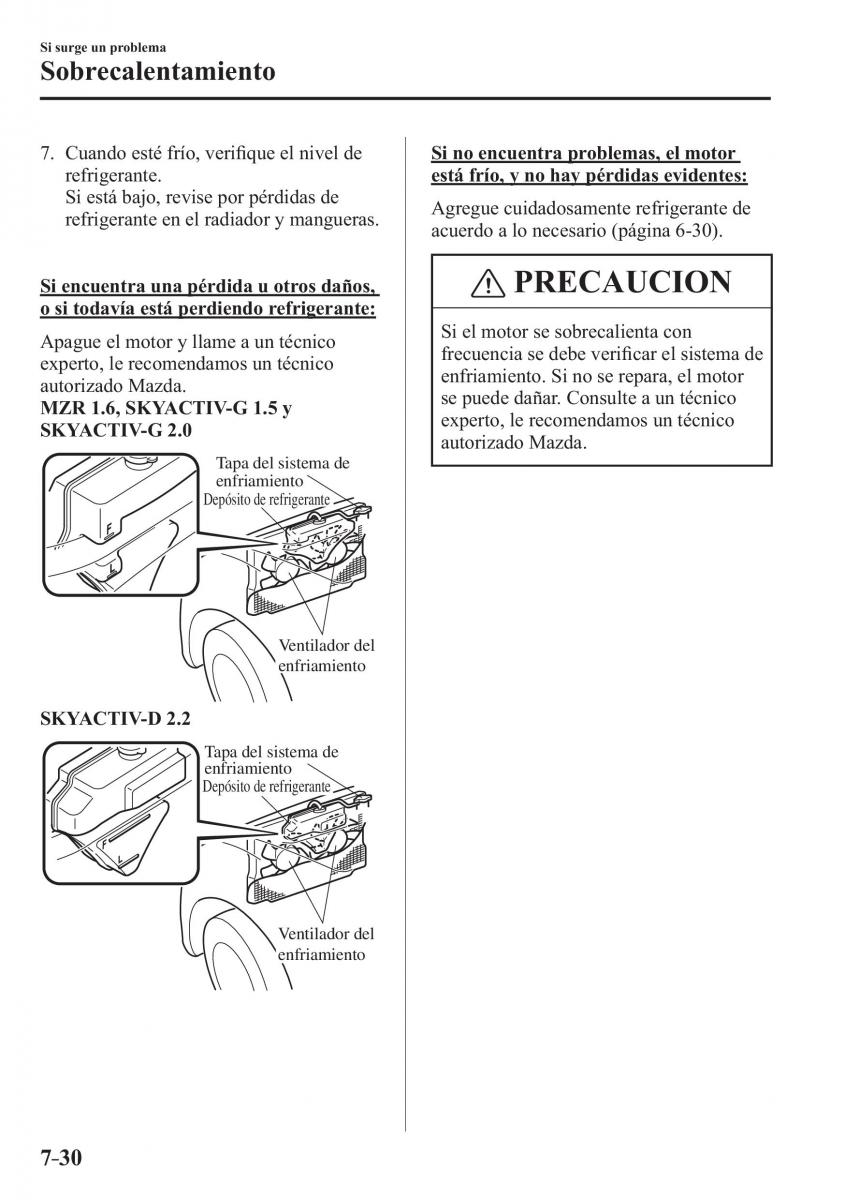 Mazda 3 III manual del propietario / page 644