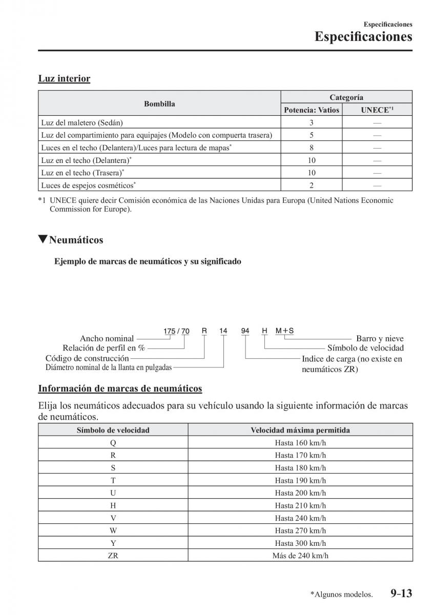 Mazda 3 III manual del propietario / page 711