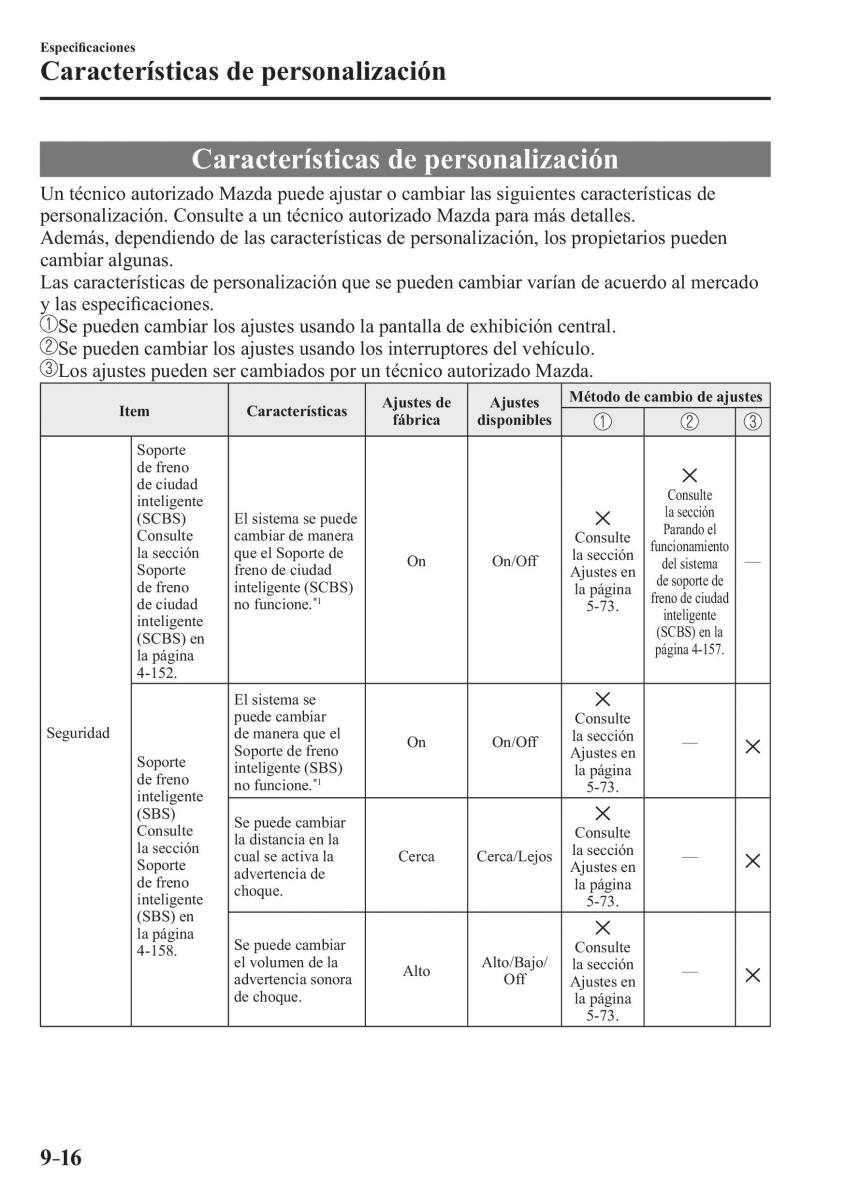 Mazda 3 III manual del propietario / page 714