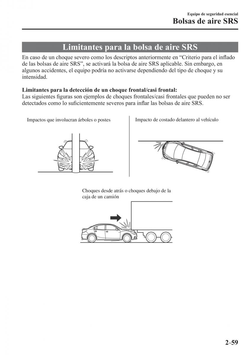 Mazda 3 III manual del propietario / page 83