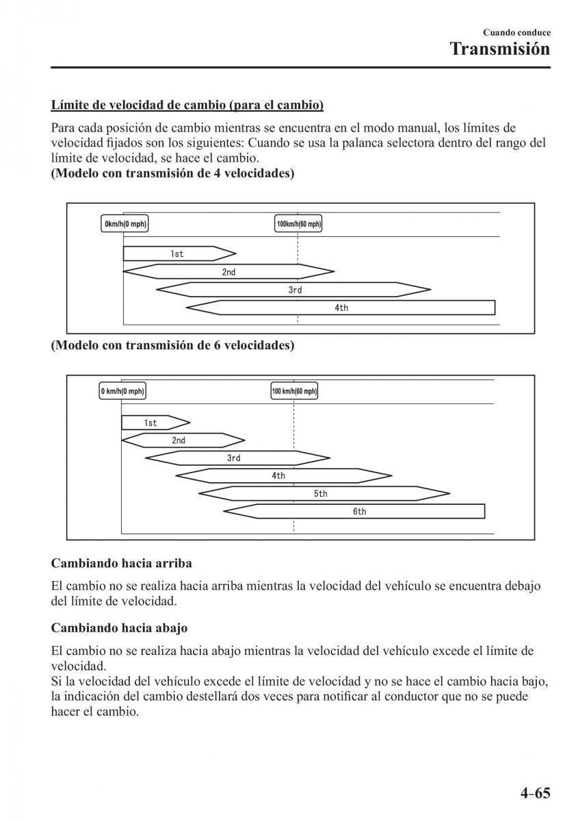 Mazda 3 III manual del propietario / page 225