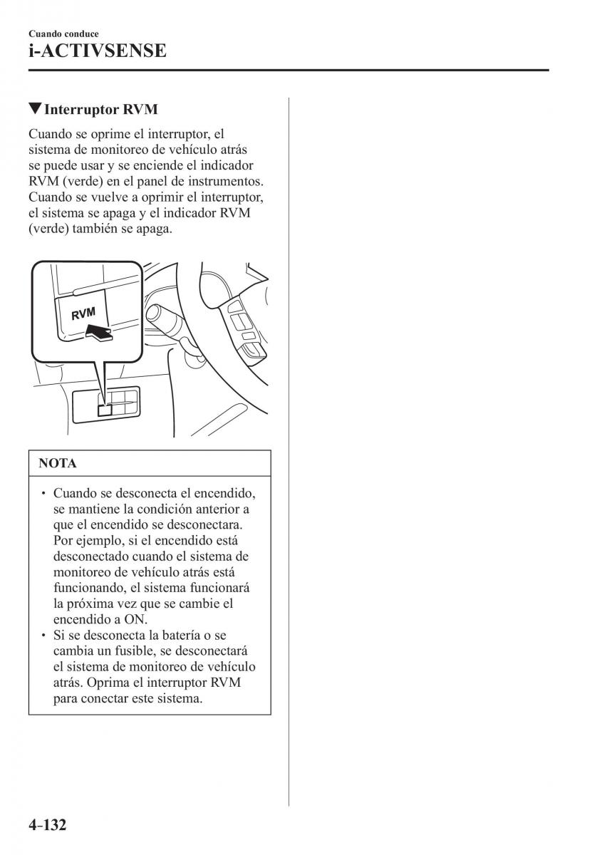 Mazda 3 III manual del propietario / page 292