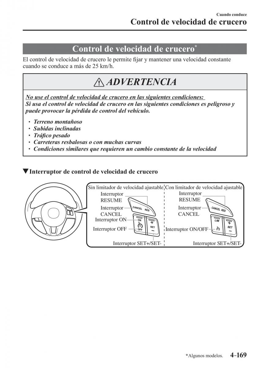 Mazda 3 III manual del propietario / page 329