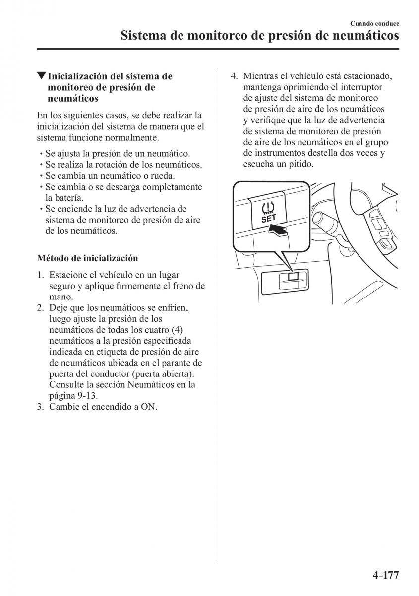 Mazda 3 III manual del propietario / page 337