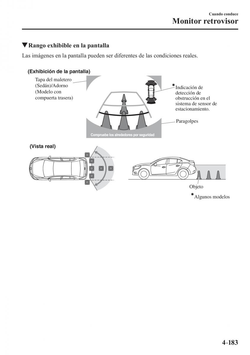 Mazda 3 III manual del propietario / page 343