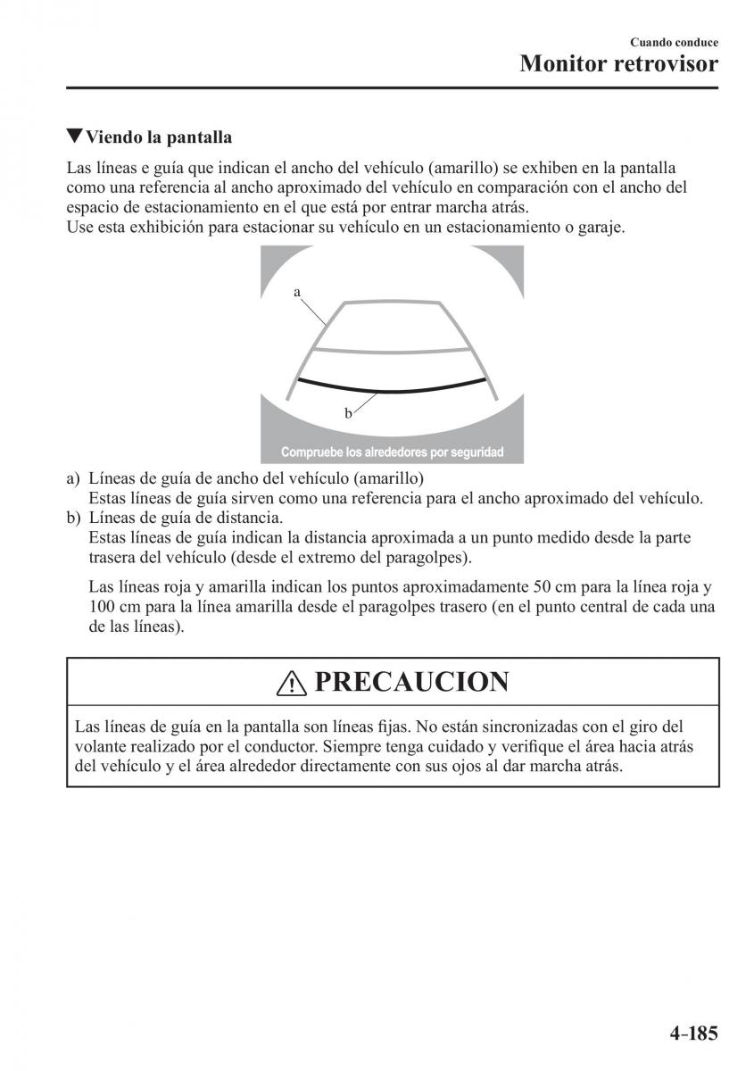 Mazda 3 III manual del propietario / page 345