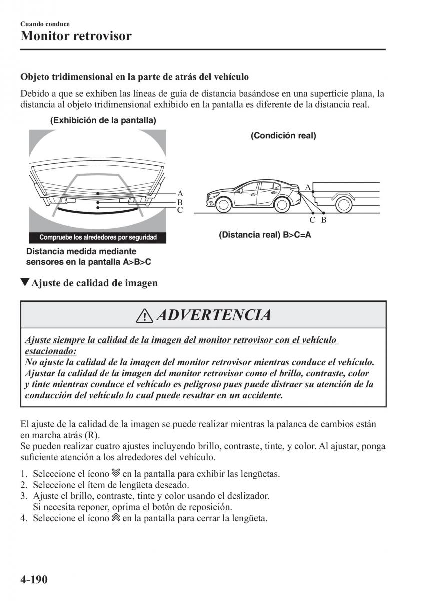 Mazda 3 III manual del propietario / page 350