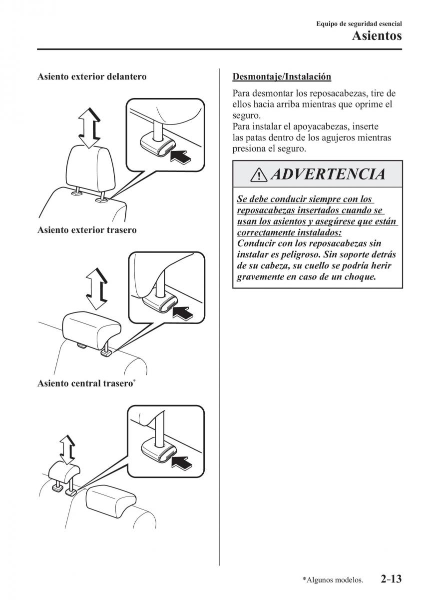 Mazda 3 III manual del propietario / page 37