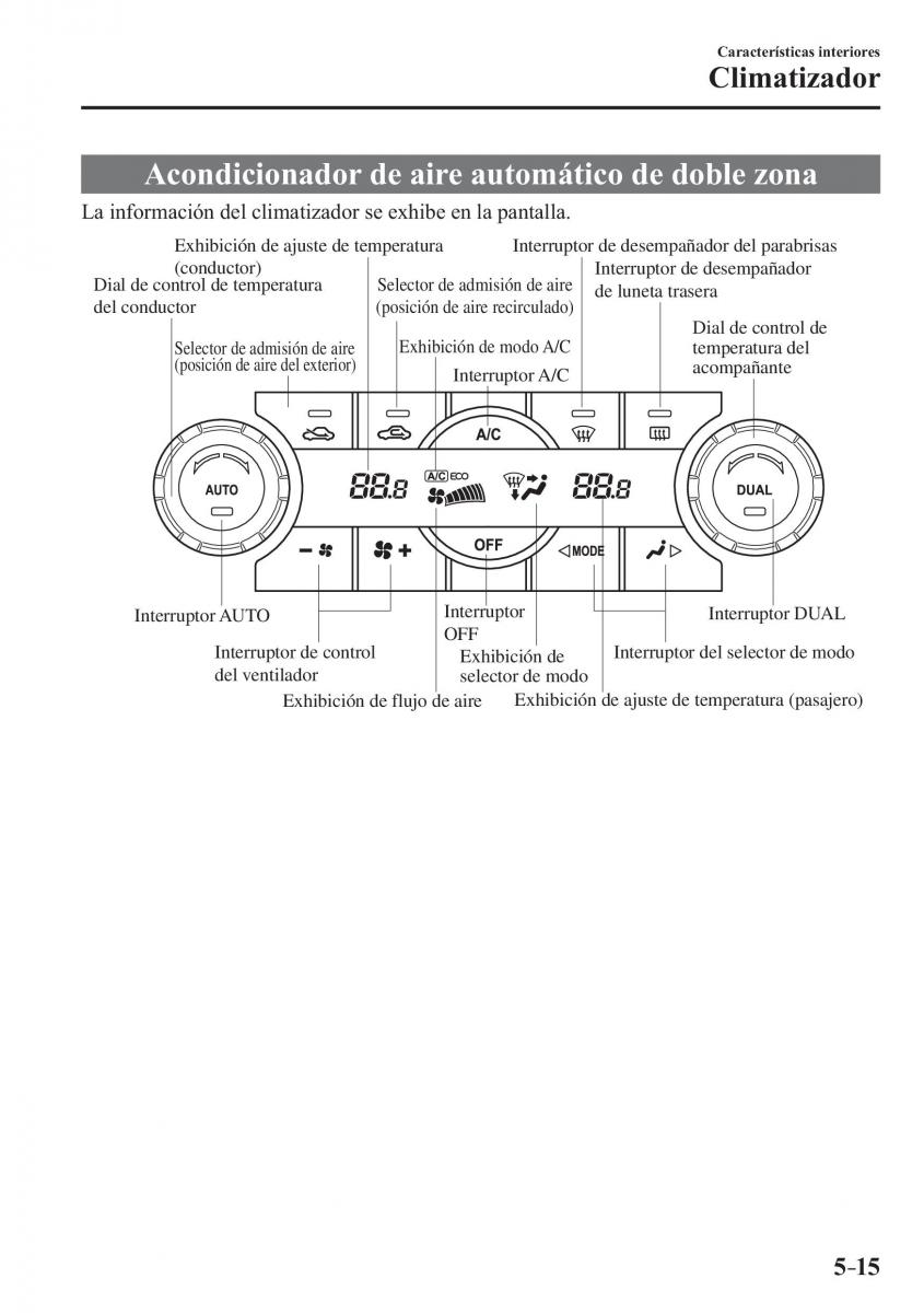 Mazda 3 III manual del propietario / page 375