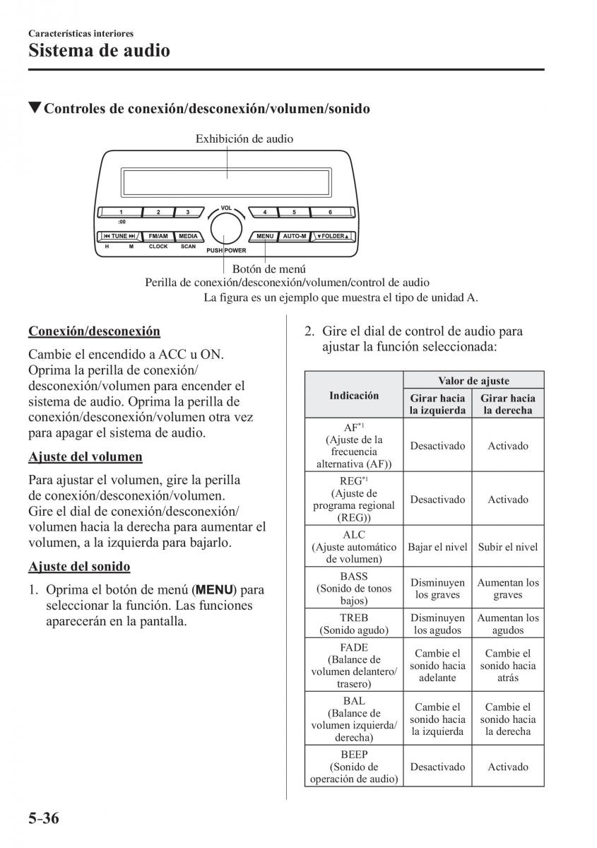 Mazda 3 III manual del propietario / page 396