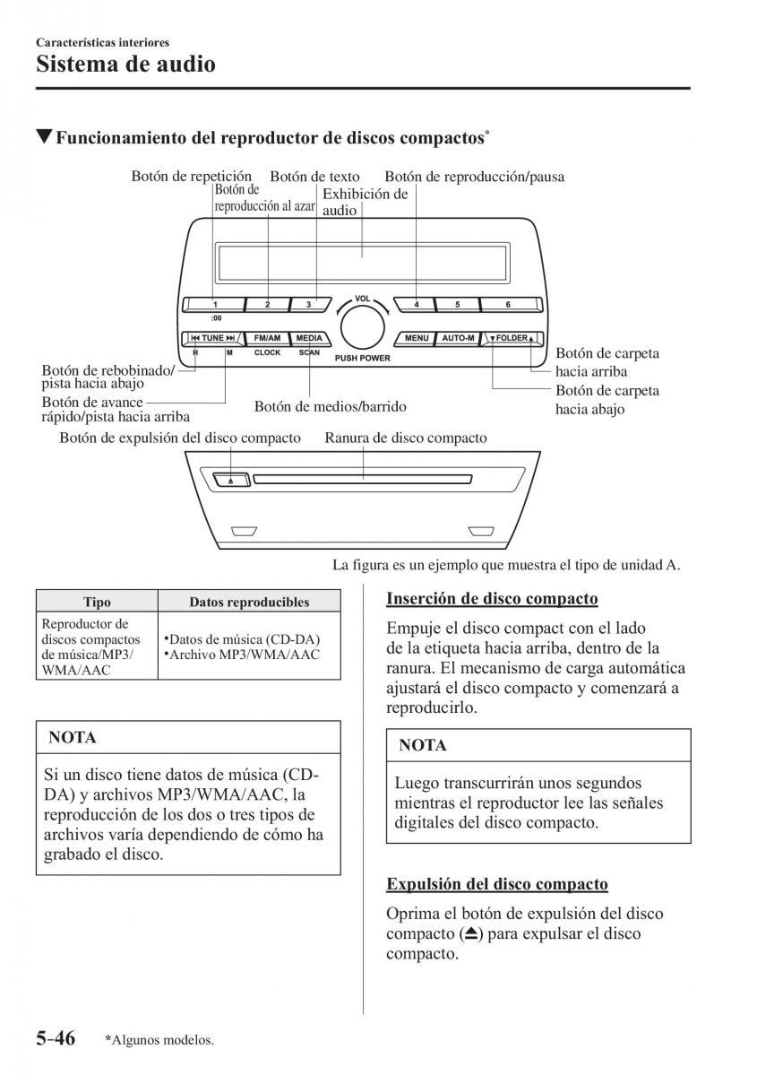 Mazda 3 III manual del propietario / page 406