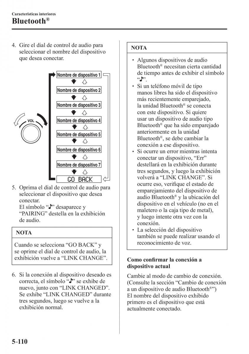 Mazda 3 III manual del propietario / page 470