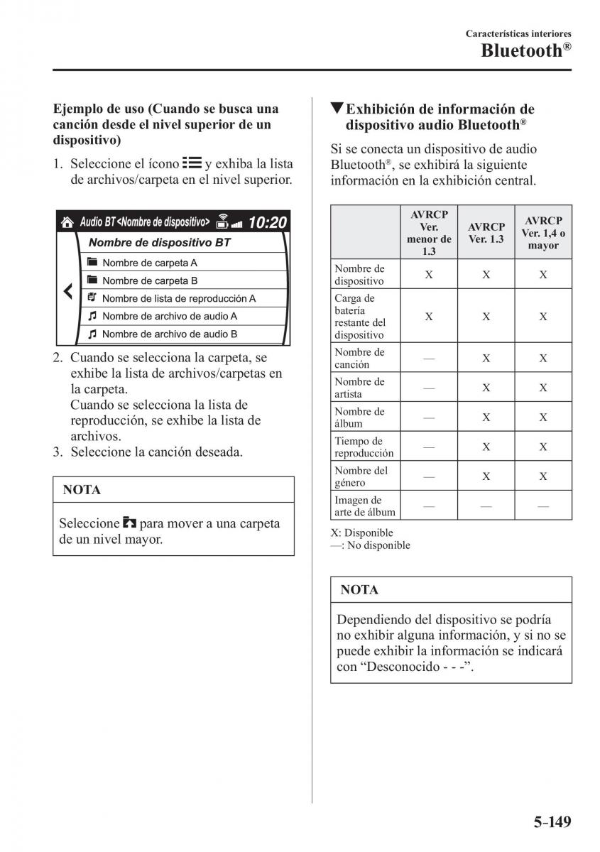 Mazda 3 III manual del propietario / page 509