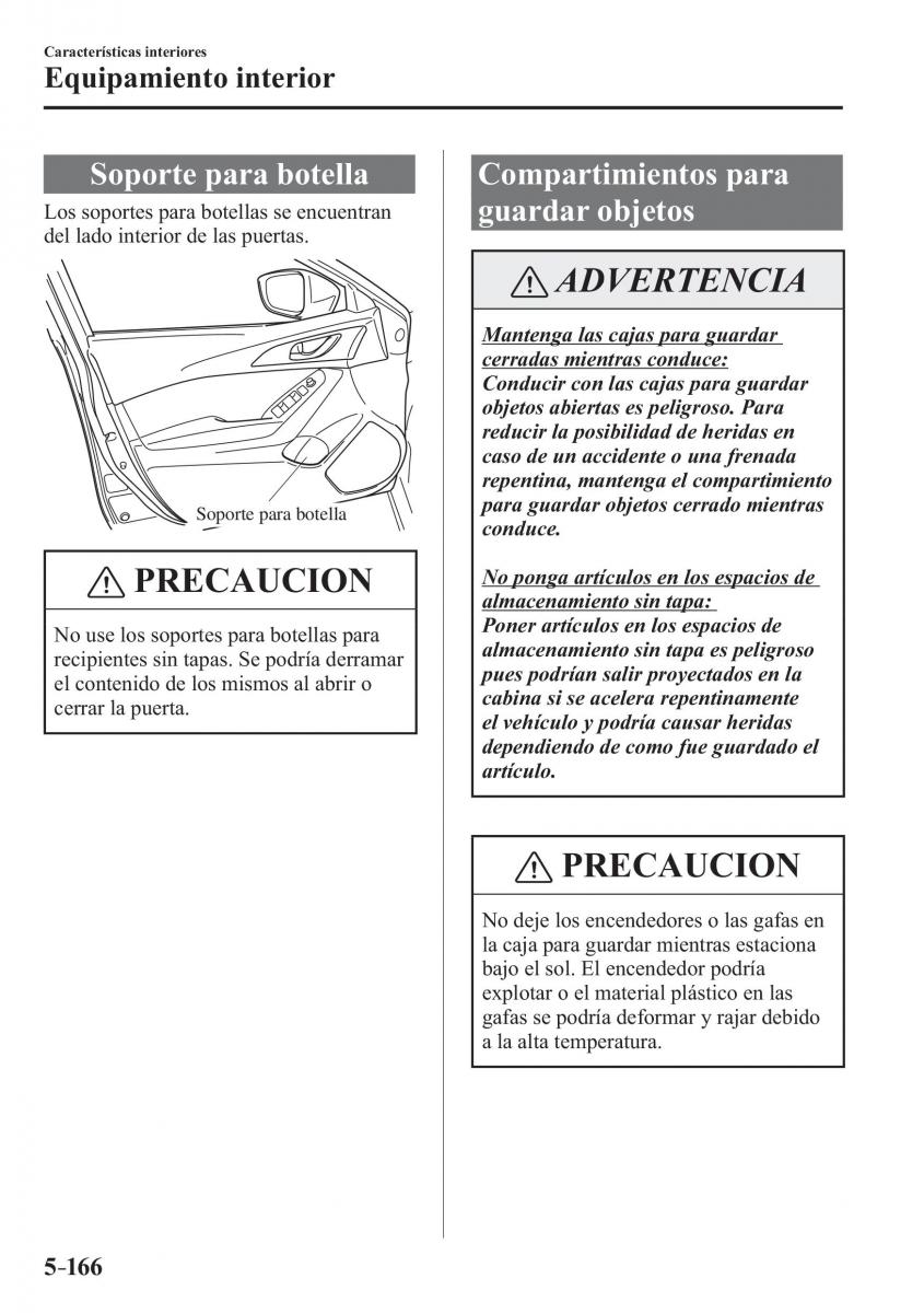 Mazda 3 III manual del propietario / page 526